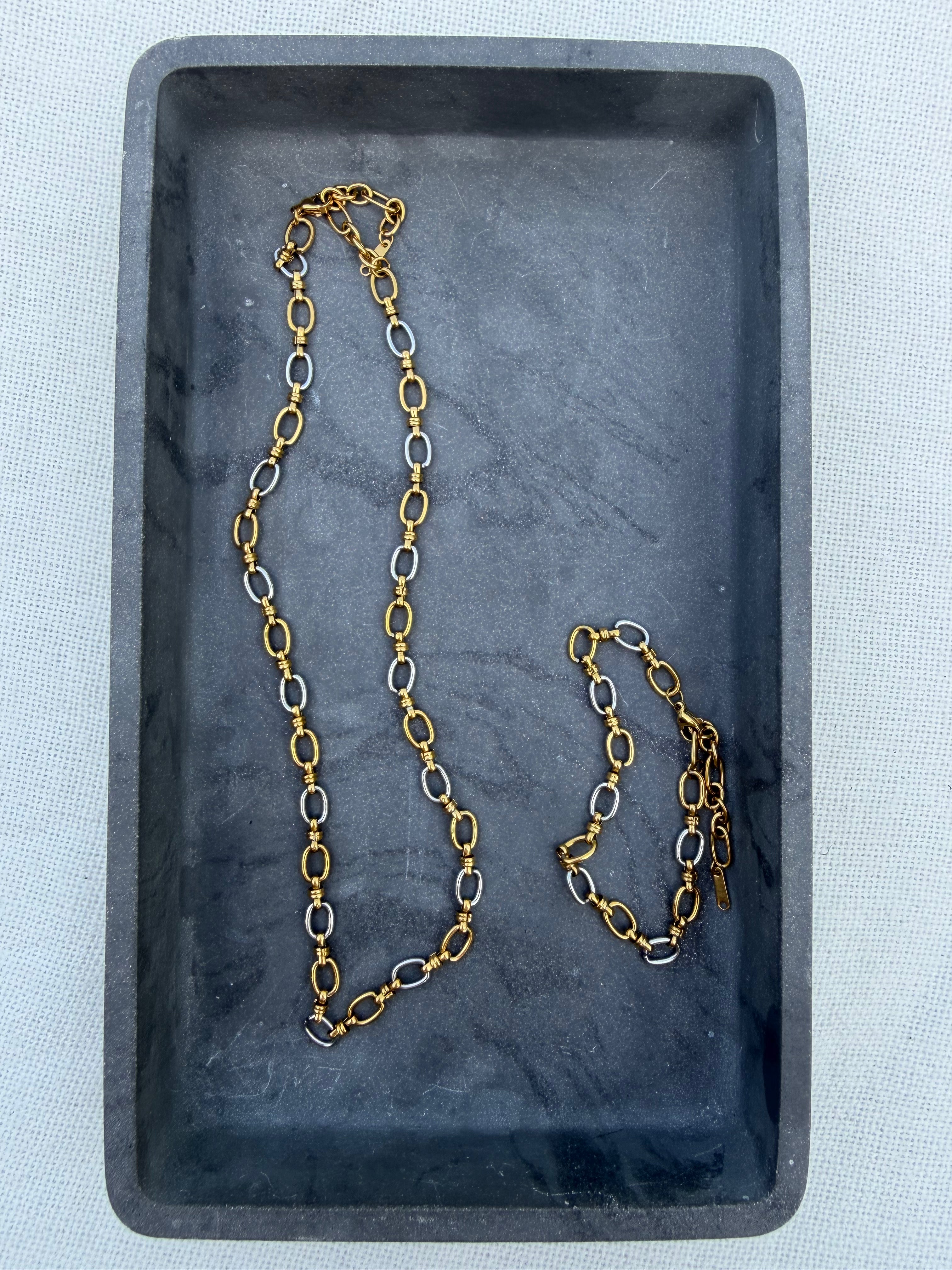 Two-Tone Intent Bracelet