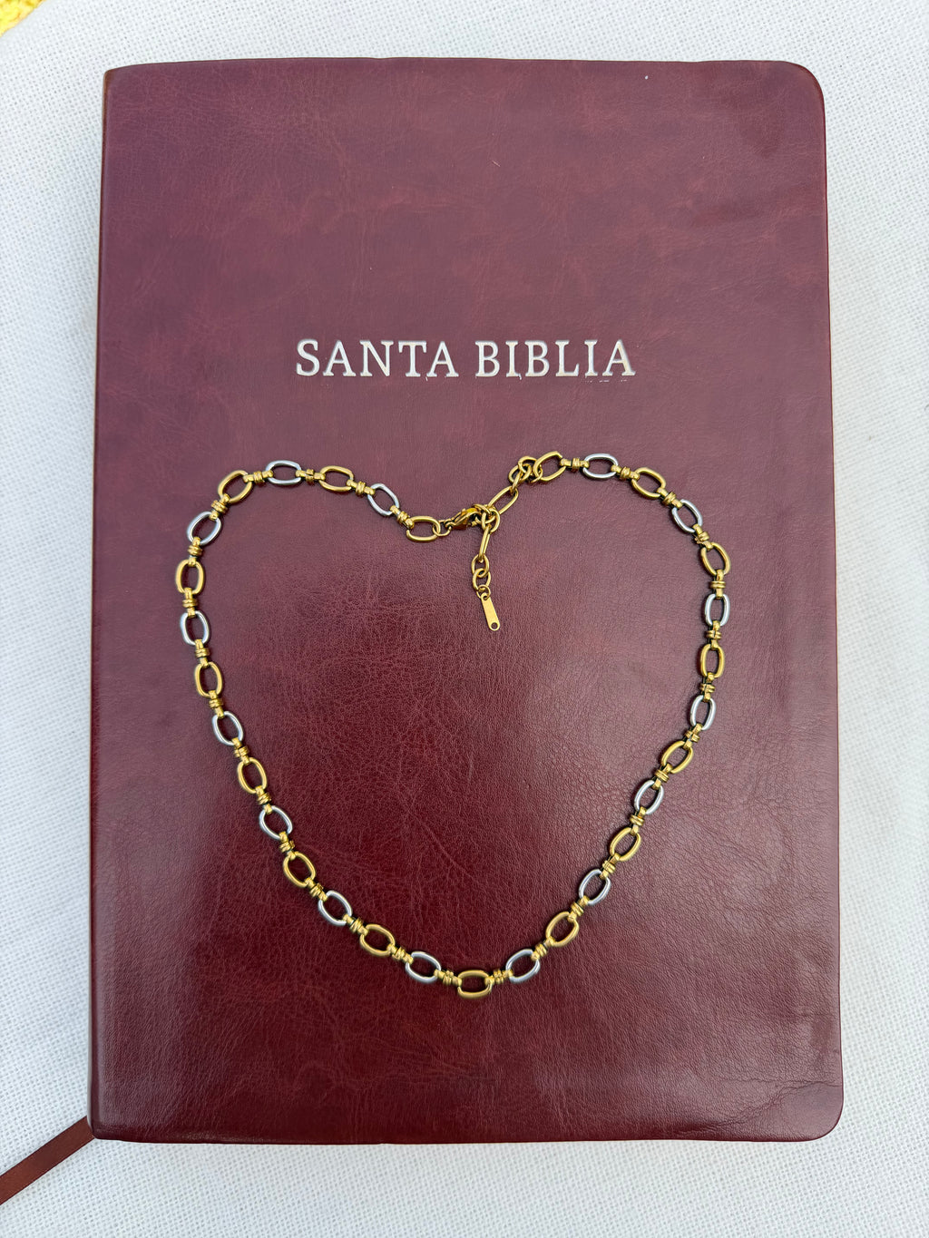 Two‑Tone Intent Necklace