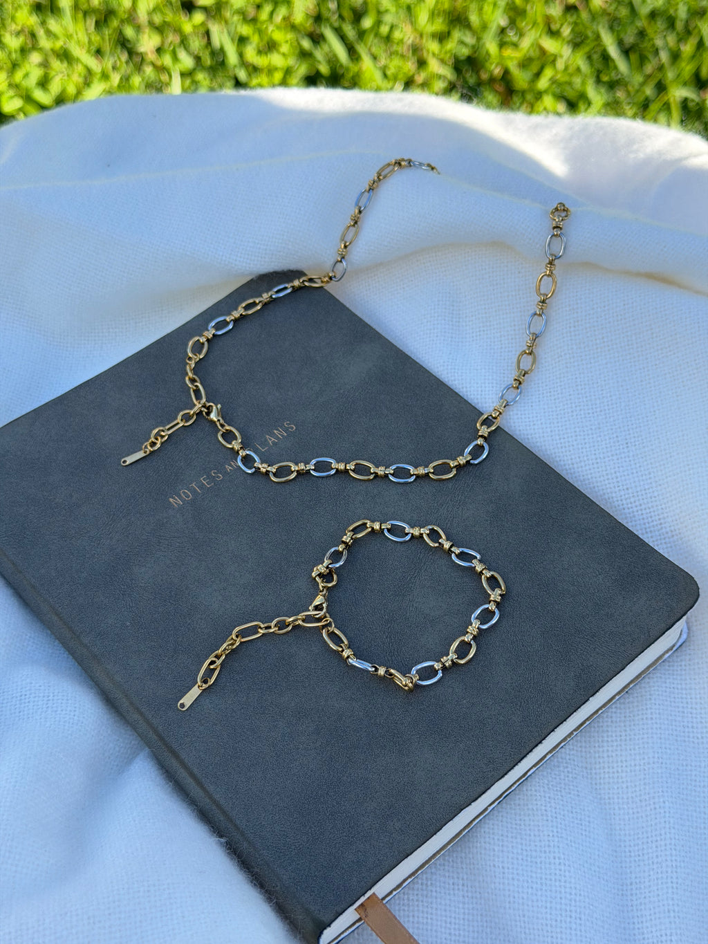 Two‑Tone Intent Necklace
