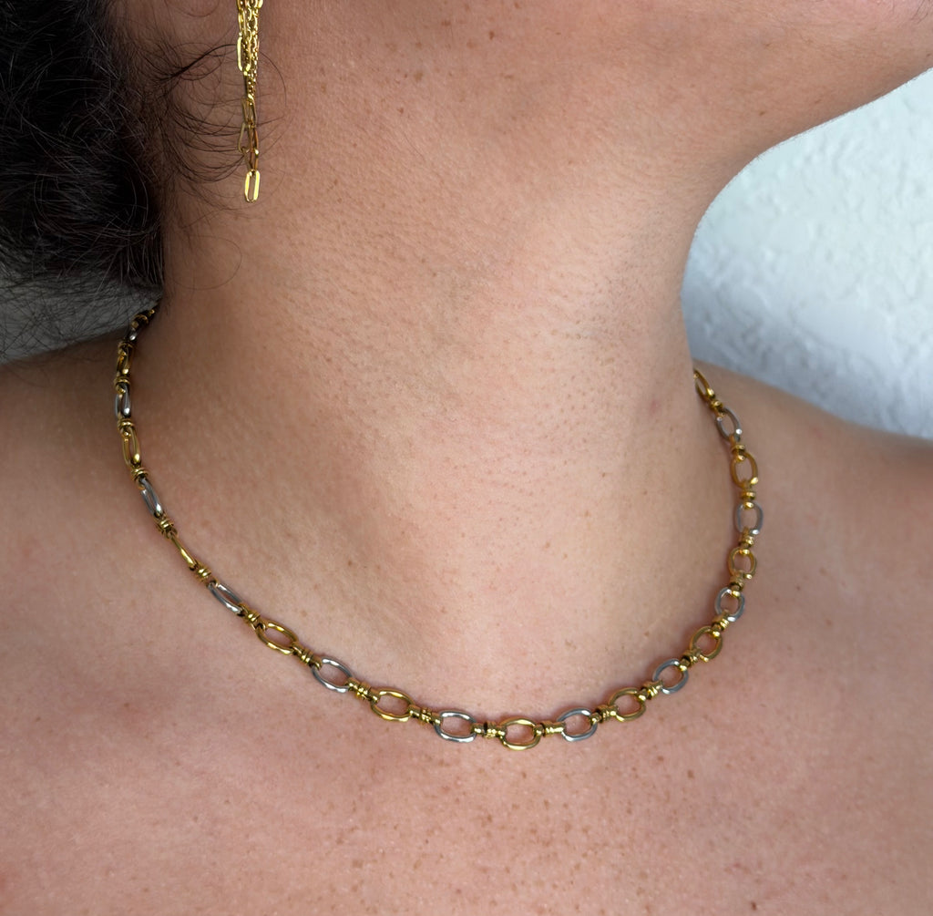 Two‑Tone Intent Necklace